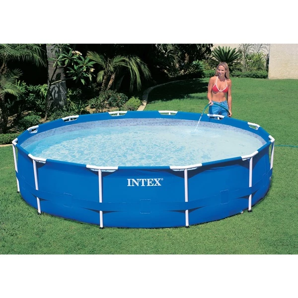 Intex 128200NP, Piscine (Bleu, Frame Pool Set Rondo, Ø 305cm X 76cm) 4 Intex 128200NP, Piscine (Bleu, Frame Pool Set Rondo, Ø 305cm X 76cm) – Image 2