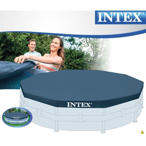 Intex 28032 Accessoire Pour Piscine, Ø 457cm, Bâche (Noir, Noir, ) 4 Intex 28032 Accessoire Pour Piscine, Ø 457cm, Bâche (Noir, Noir, ) – Image 2