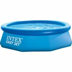 Intex 28122GN Piscine Hors Sol Piscine Gonflable Rond Bleu (Bleu, Piscine Gonflable, Bleu, 10,2 Kg)