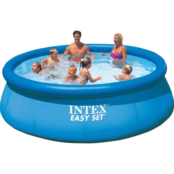 Intex 28130NP Piscine Hors Sol Piscine Gonflable Rond 5621 L Bleu (Bleu, 5621 L 4 Personne(s), Bleu) – Image 2