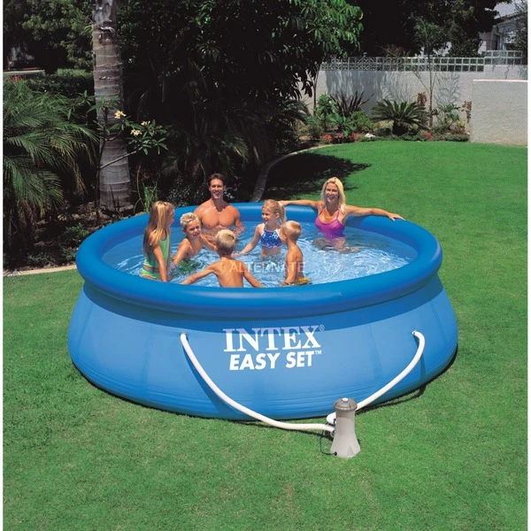 Intex 28132GN Piscine Hors Sol Piscine Gonflable Rond Bleu (Bleu Clair/bleu Foncé, Piscine Gonflable, Bleu, 14 Kg) 6 Intex 28132GN Piscine Hors Sol Piscine Gonflable Rond Bleu (Bleu Clair/bleu Foncé, Piscine Gonflable, Bleu, 14 Kg) – Image 4