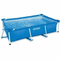 Intex 28271 Piscine Hors Sol Rectangle 2282 L Bleu (Bleu, 2282 L, Piscine Hors Sol, Bleu, 15,2 Kg)