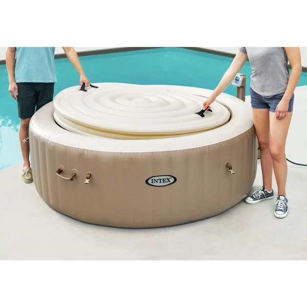 Intex 28523 Accessoire Pour Spa Et Bain Bouillonnant Extérieur Marron, Finition (Beige, Intex, Marron, Intex PureSpa, 12,8 Kg, 330,2 Mm, 498,5 Mm) – Image 4