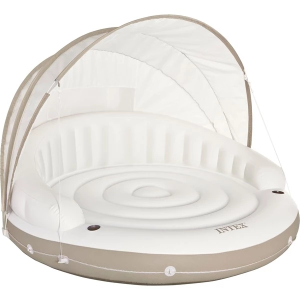 Intex Canopy Island Lounge 199 X 150 Cm, Pont Flottant 3 Intex Canopy Island Lounge 199 X 150 Cm, Pont Flottant