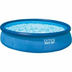 Intex Easy Set Pools 396 X 84 Cm, Piscine (Bleu Clair/bleu Foncé)