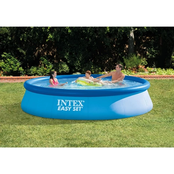 Intex Easy Set Pools 396 X 84 Cm, Piscine (Bleu Clair/bleu Foncé) 4 Intex Easy Set Pools 396 X 84 Cm, Piscine (Bleu Clair/bleu Foncé) – Image 2