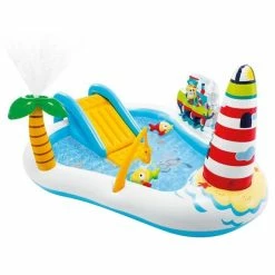 Intex Fishing Fun Play Center, Piscine (Blanc/Bleu Clair)