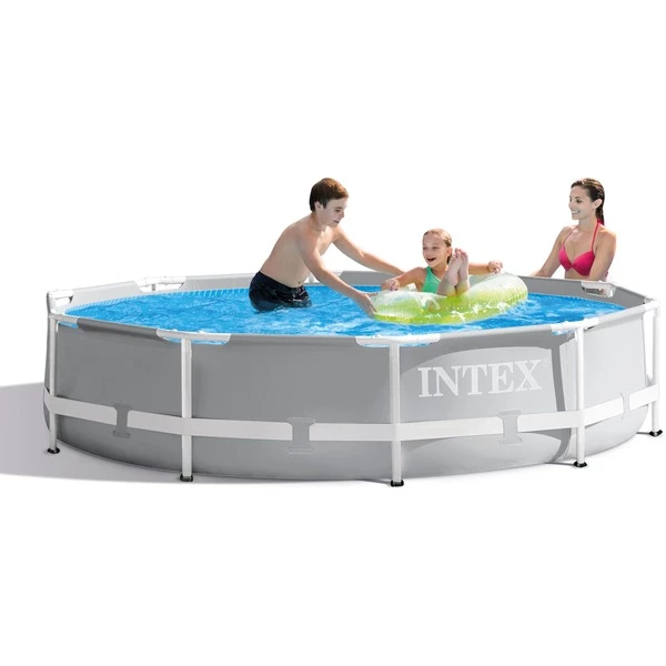 Intex Prism Rondo 126700NP, Piscine (Gris/Bleu) 4 Intex Prism Rondo 126700NP, Piscine (Gris/Bleu) – Image 2