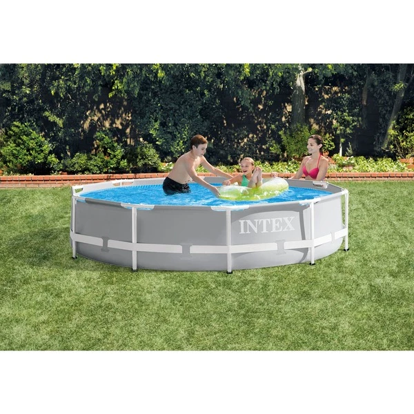 Intex Prism Rondo 126700NP, Piscine (Gris/Bleu) 5 Intex Prism Rondo 126700NP, Piscine (Gris/Bleu) – Image 3