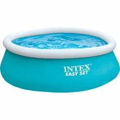 Intex Easy Set Pool 128101NP, Piscine (Bleu Foncé/Bleu Clair, Ø 183 X 51 Cm)