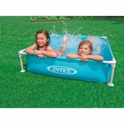 Intex Piscine Frame Mini, 122 X 122 X 30cm (Bleu, Piscine Hors Sol, 10,7 Kg) -Pas Cher Irrigation Magasin Intex piscine Frame Mini 122 x 122 x 30cm@@1so3ip2u 2