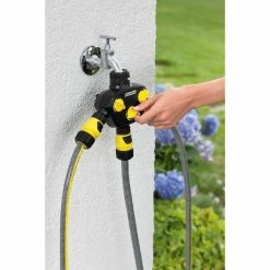 Kärcher Kärcher Prise Robinet 3 Sorties, Raccord De Robinet (Noir/Jaune, Raccord De Tuyau, Système D'aspersion, Plastique, Noir, Jaune, Mâle/Femelle, 76,2 / 4 Mm (3 / 4")) -Pas Cher Irrigation Magasin K rcher Prise Robinet 3 sorties Raccord de robinet@@9wicdk05 2