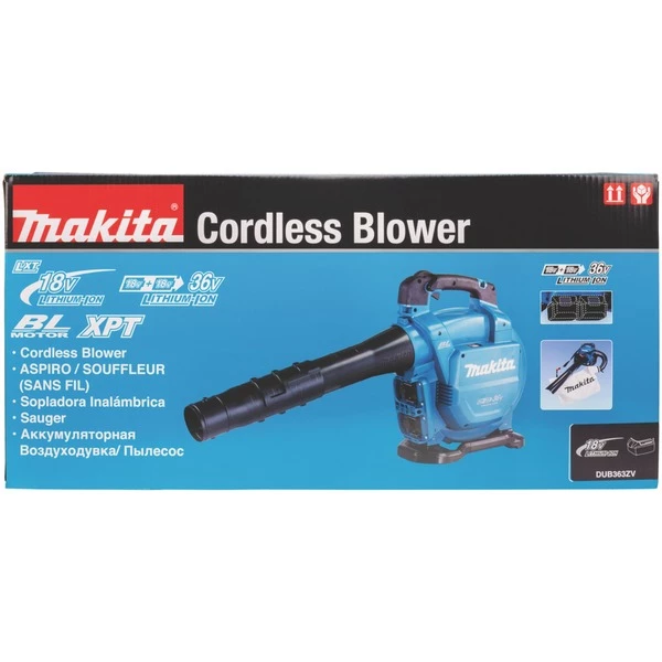 Makita Aspirateur/souffleur De Feuilles Sans Fil DUB363ZV, 36Volt (2x18V) (Bleu/Noir, Bleu/noir, Sans Batterie Ni Chargeur) 7 Makita Aspirateur/souffleur De Feuilles Sans Fil DUB363ZV, 36Volt (2x18V) (Bleu/Noir, Bleu/noir, Sans Batterie Ni Chargeur) – Image 5