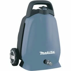 Makita Nettoyeur Haute Pression HW102 (Bleu/Noir, Compact, Electrique, 5 M, 5 M, Noir, Turquoise, Aluminium)