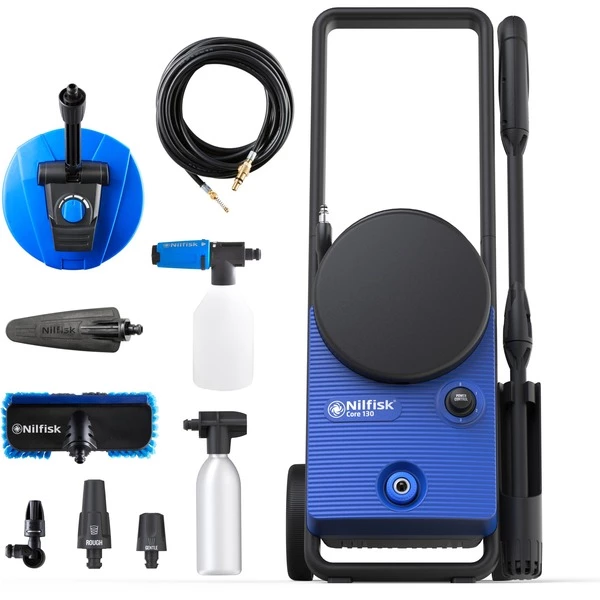 Nilfisk CORE 130 Nettoyeur Haute Pression Droit Electrique 462 L/h Noir, Bleu (Bleu/Noir, Droit, Electrique, 6 M, Haute Pression, 5 M, Noir, Bleu)